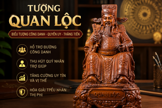  Tượng Quan Lộc Có Ý Nghĩa Gì? Vì Sao Nhiều Gia Chủ Thành Đạt Lựa Chọn Trưng Bày?